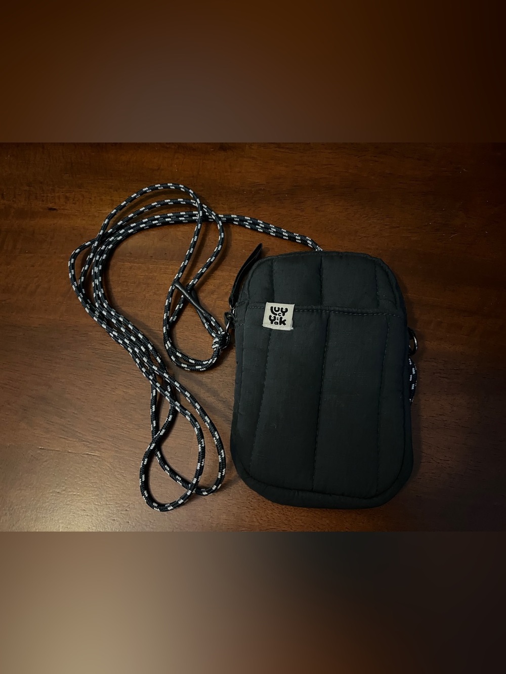 Lucy & Yak Brock Purse - Recycled Polyester Crossbody Bag in Midnight